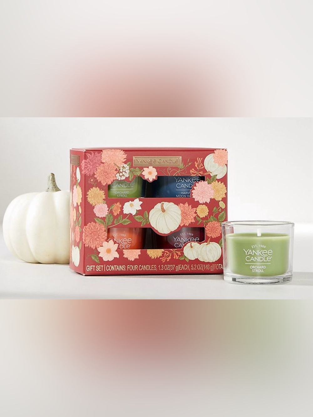 ππ YANKEE CANDLE LIMITED EDITION 4-PIECE FALL CANDLE GIFT SET. BRAND NEW IN BOX. - Picture 4 of 11
